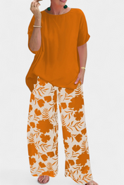 Aivy Φλοράλ Σετ Δύο Τεμαχίων με Χαλαρή Αίσθηση