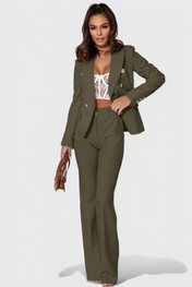 Rosalin Κομψό Σετ με Blazer και Παντελόνι