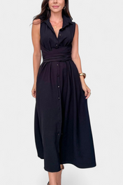 Meryl Πουκαμισοφόρεμα με Κουμπιά και Ρυθμιζόμενη Ζώνη