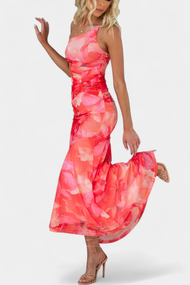 Abigail Μακρυμάνικο Φλοράλ Φόρεμα