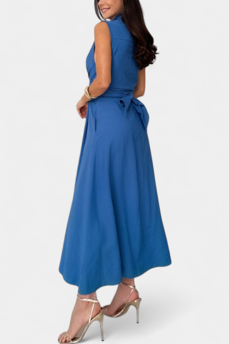 Meryl Πουκαμισοφόρεμα με Κουμπιά και Ρυθμιζόμενη Ζώνη