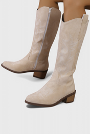 Elka Καουμπόικες Western Μπότες από Σουέτ