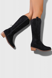 Elka Καουμπόικες Western Μπότες από Σουέτ