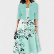 Γυναικείο Μίντι Φόρεμα με Μπλέιζερ