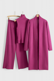 Mahalia Πλεκτό Σετ Τριών Τεμαχίων