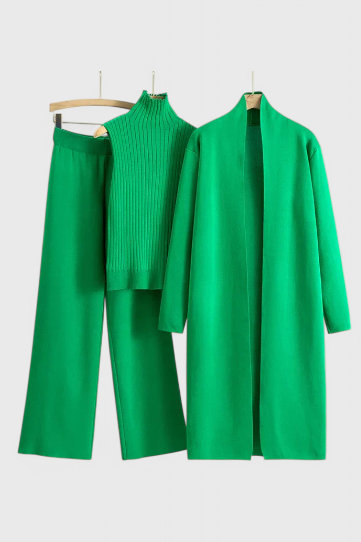 Mahalia Πλεκτό Σετ Τριών Τεμαχίων