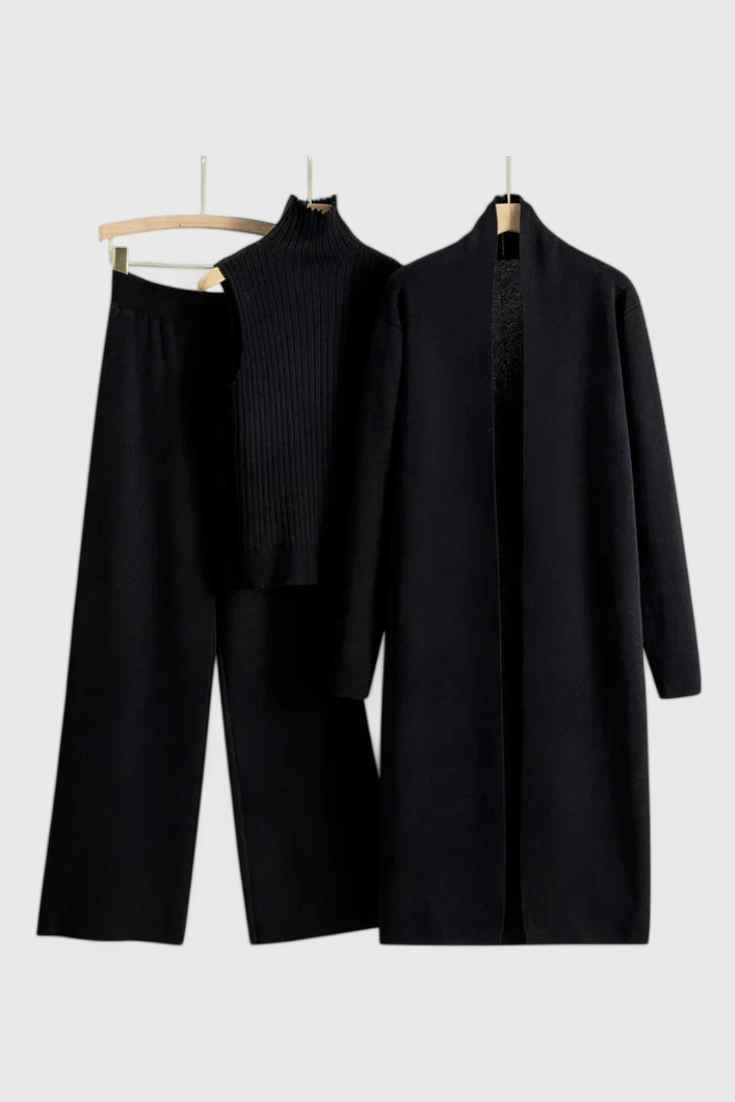 Mahalia Πλεκτό Σετ Τριών Τεμαχίων