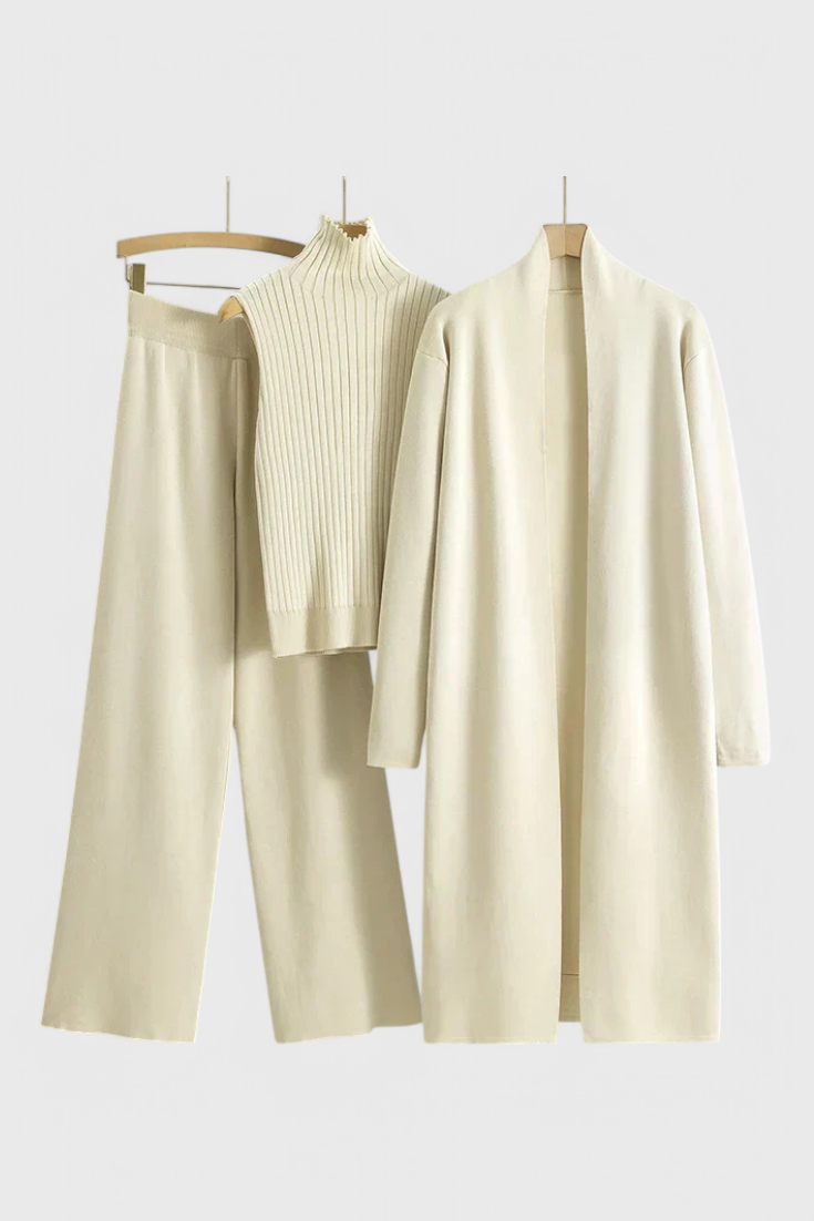 Mahalia Πλεκτό Σετ Τριών Τεμαχίων