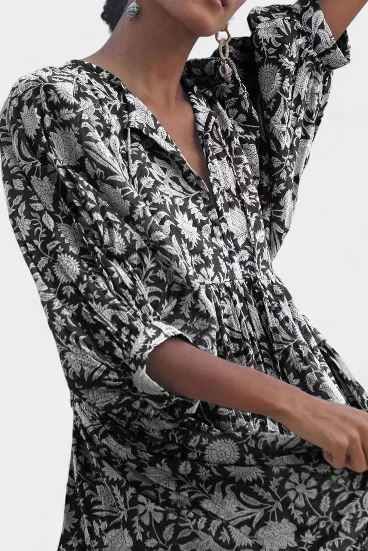 Daniela Φόρεμα Μίνι Boho Λουλουδάτο