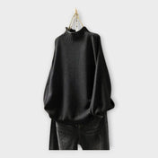 Πλεκτό Πουλόβερ με Ψηλό Γιακά