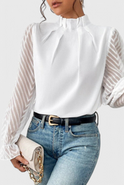 Helga Ναυτική Μπλούζα με Μακριά Μανίκια