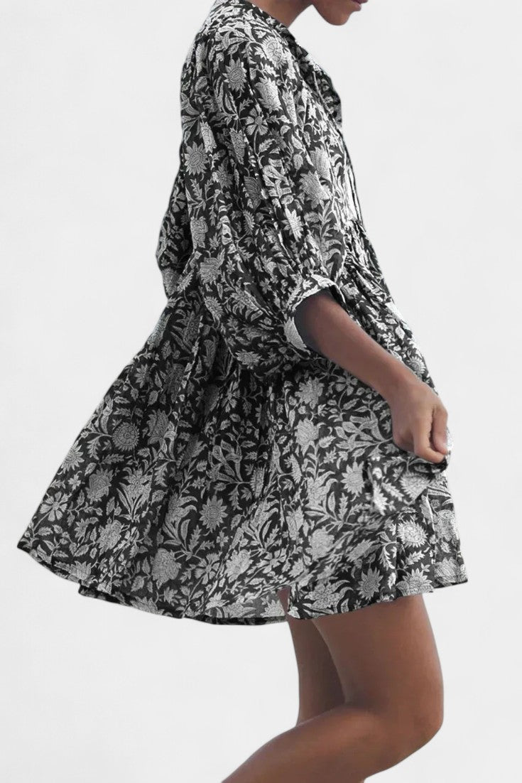 Daniela Φόρεμα Μίνι Boho Λουλουδάτο