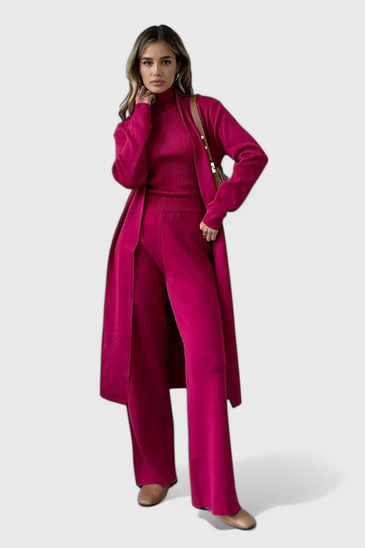 Mahalia Πλεκτό Σετ Τριών Τεμαχίων