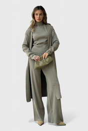 Mahalia Πλεκτό Σετ Τριών Τεμαχίων