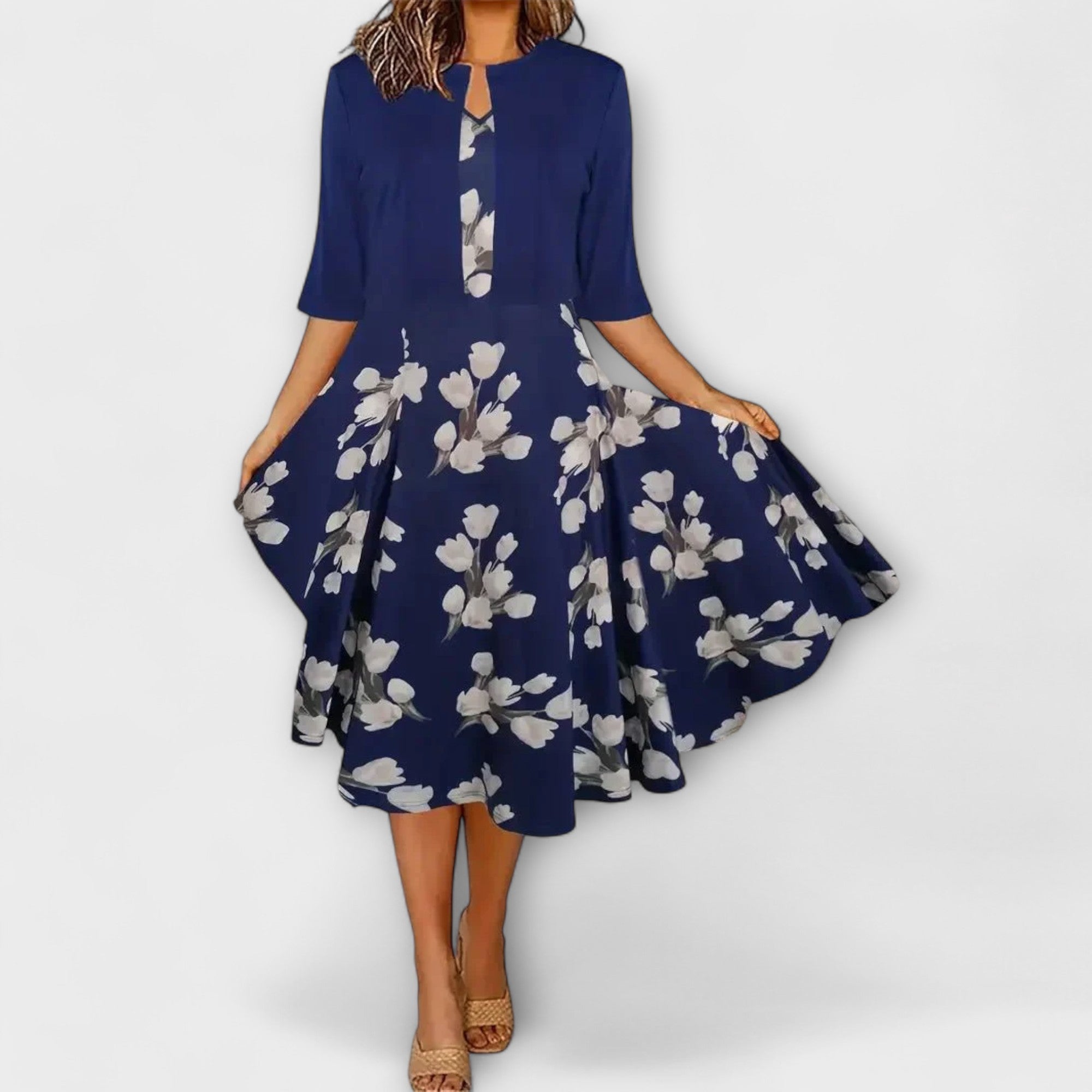 Γυναικείο Μίντι Φόρεμα με Μπλέιζερ