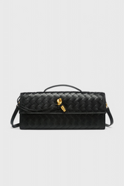 Melanie Τσάντα Clutch με Χρυσή Λεπτομέρεια Κόμπου