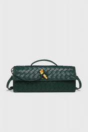 Melanie Τσάντα Clutch με Χρυσή Λεπτομέρεια Κόμπου