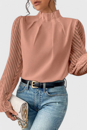 Helga Ναυτική Μπλούζα με Μακριά Μανίκια