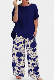 Aivy Φλοράλ Σετ Δύο Τεμαχίων με Χαλαρή Αίσθηση