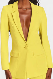 Marnie Σετ Σακάκι Ραμμένο Κατά Παραγγελία και Παντελόνι με Φαρδύ Μπατζάκι