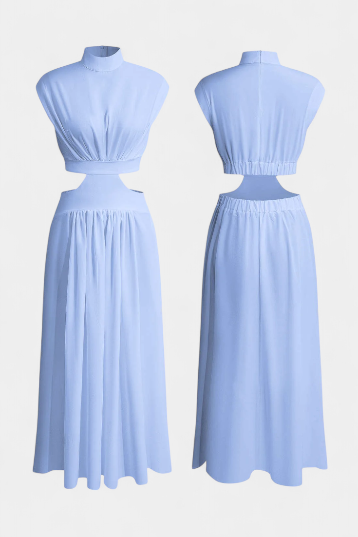 Jocelyn Σετ με Φόρεμα με Πλαϊνό Σκίσιμο