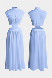 Jocelyn Σετ με Φόρεμα με Πλαϊνό Σκίσιμο