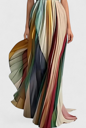 Leticia Μακρύ Φόρεμα με Απαλή Ροή και Φυσικό Στυλ