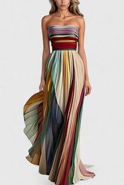 Leticia Μακρύ Φόρεμα με Απαλή Ροή και Φυσικό Στυλ