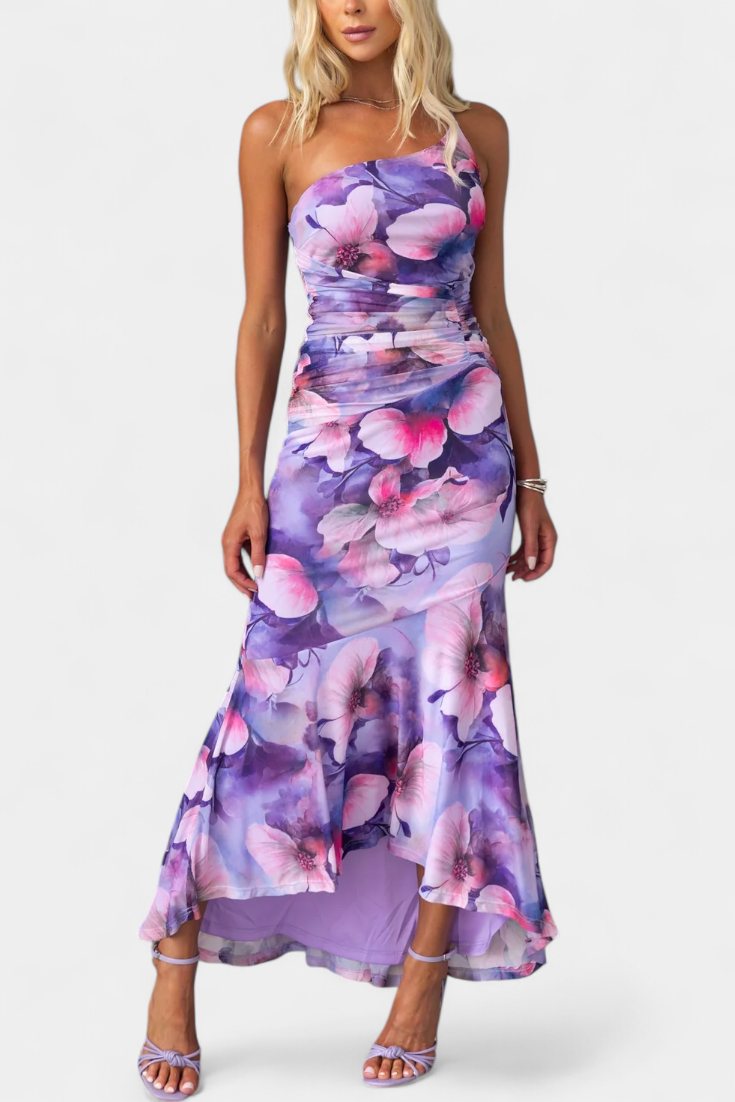 Abigail Μακρυμάνικο Φλοράλ Φόρεμα