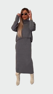 Σετ Φόρεμα και Ζιβάγκο Πουλόβερ