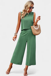 Lavinia Boho Σετ με Αέρινο Τοπ και Σορτς από Λινό και Βαμβάκι