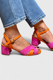 Norma Elegant σανδάλια με άνετο τακούνι και ρυθμιζόμενο λουράκι