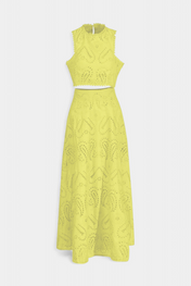 Danitza Ρομαντικό Σετ με Δαντέλα και Διάτρητο Φλοράλ Σχέδιο