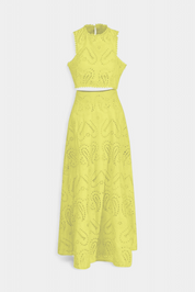 Danitza Ρομαντικό Σετ με Δαντέλα και Διάτρητο Φλοράλ Σχέδιο