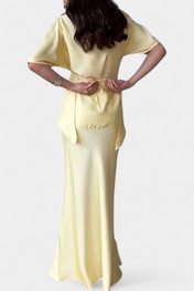 Βελέδα Σετ με Τοπ με Σταυρωτές Τιράντες και Αέρινη Φούστα