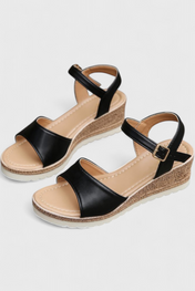 Neus Σανδάλια Platform με Πλεγμένη σόλα και ανοιχτή μύτη