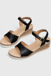 Neus Σανδάλια Platform με Πλεγμένη σόλα και ανοιχτή μύτη