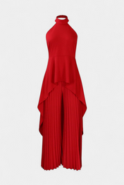 Χρυσούλα Ασύμμετρο Σετ με Πλισέ Παντελόνι