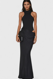 Mafalda Μαξι Φόρεμα με Στυλ Tank Top και Λεπτή Σιλουέτα