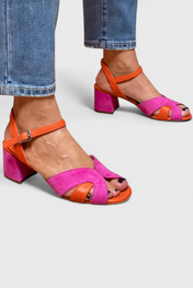 Norma Elegant σανδάλια με άνετο τακούνι και ρυθμιζόμενο λουράκι