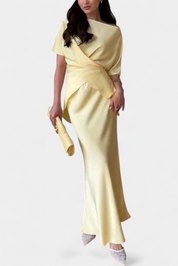 Βελέδα Σετ με Τοπ με Σταυρωτές Τιράντες και Αέρινη Φούστα