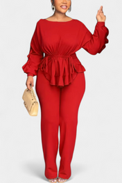 Charmed Σετ 2 Τεμαχίων με Βολάν και Κορδόνι