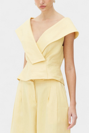 Χέιντεν | Σετ με Ασύμμετρο Τοπ και Παντελόνι Παλάτσο