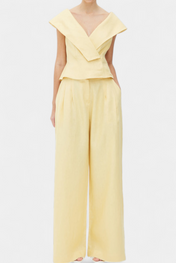 Χέιντεν | Σετ με Ασύμμετρο Τοπ και Παντελόνι Παλάτσο