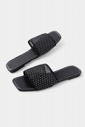 Iva σανδάλια με Glitter και τετράγωνο δάχτυλο