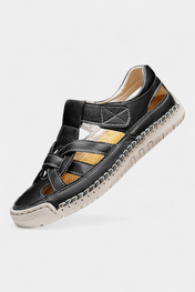 Εργονομικά πέδιλα από συνθετικό δέρμα Kaia κομμένα στο πλάι