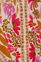 Suzanne Μάξι Λουλουδάτο Φόρεμα με Ζωντανά Χρώματα