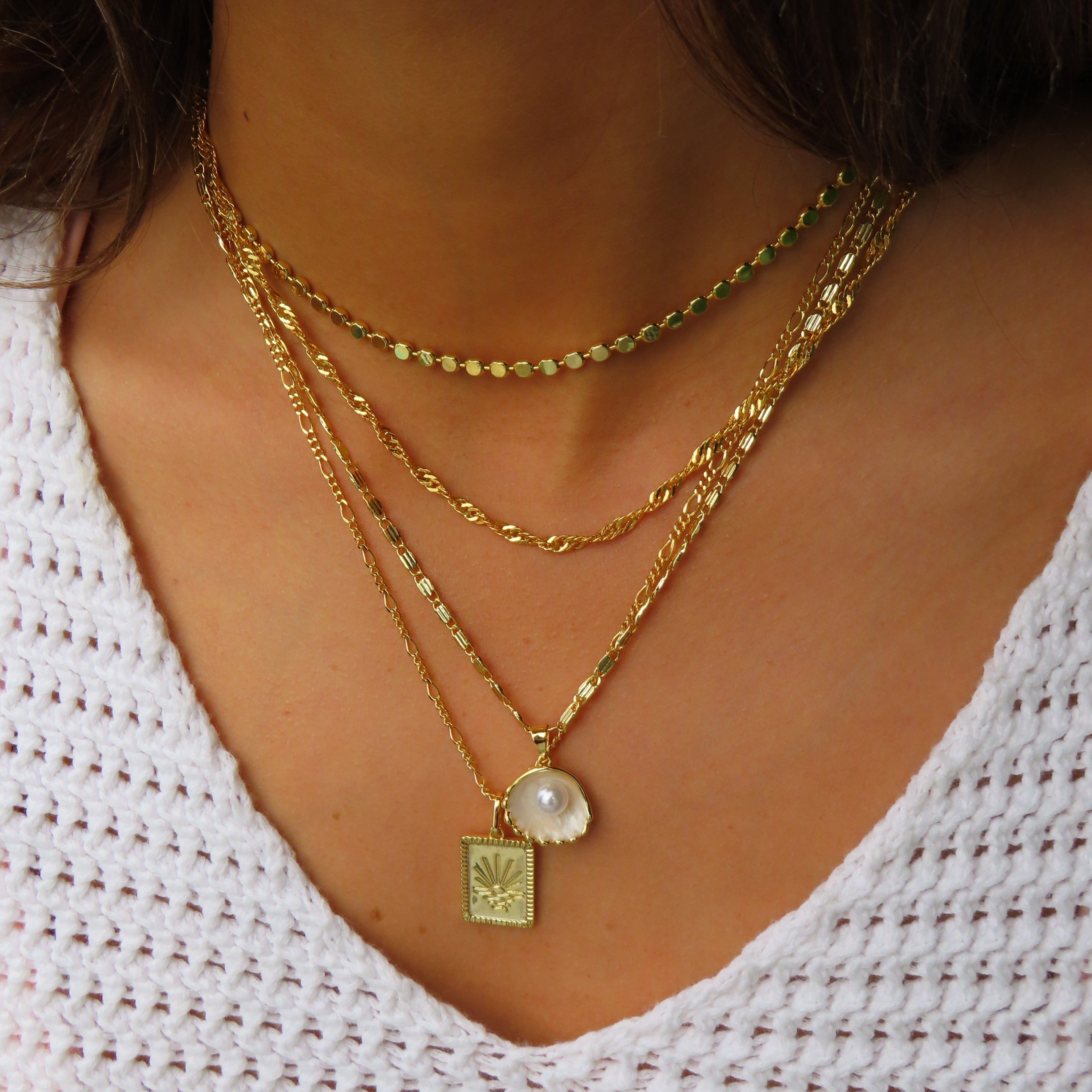 Κολιέ με Σχέδιο Κοχυλιού