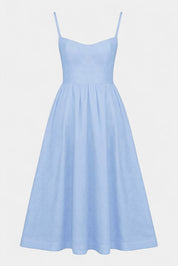 Marvelle Αέρινο Μίντι Φόρεμα χωρίς Μανίκια