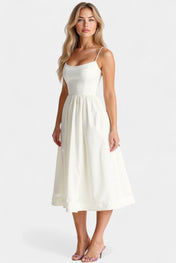 Marvelle Αέρινο Μίντι Φόρεμα χωρίς Μανίκια